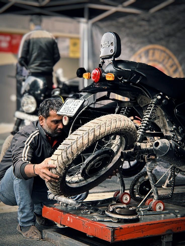 motocycle repairing